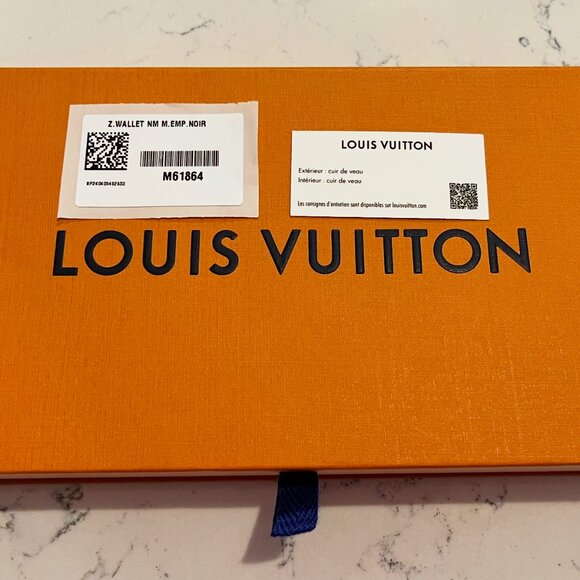 Black Leather Louis Vuitton Zippy Wallet - Picture 5 of 10